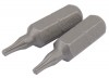 DRAPER EXPERT 2 X T7 TORX X 26MM X 1/4\" HEXAGON SHOT BLAST SCREWDRIVER BITS